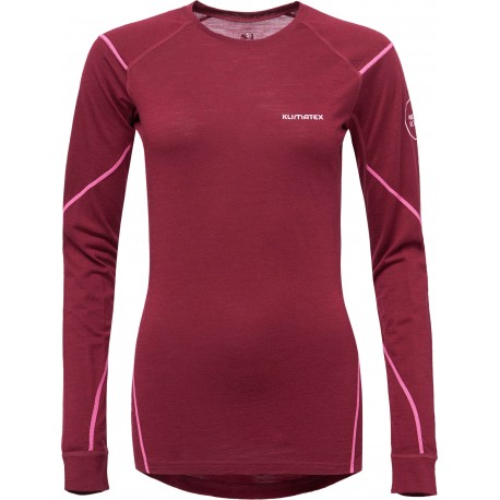 Dámské triko Klimatex WAAL, vínová