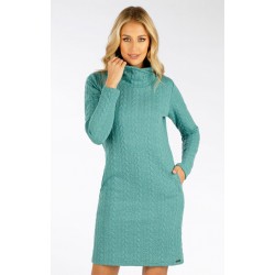 Dámské mikinové šaty Litex 7F106, šalvějová