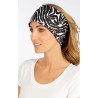 Dámská čelenka Litex 7F157, černo bílá
