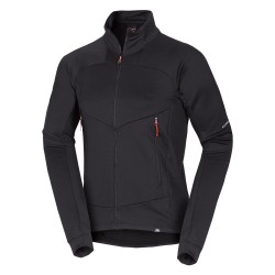 Pánská turistická fleecová mikina Northfinder MI-3923OR, černá