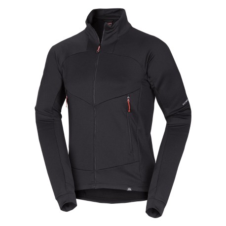 Pánská turistická fleecová mikina Northfinder MI-3923OR, černá