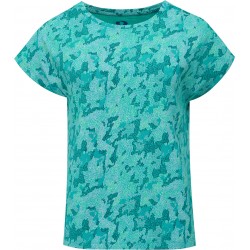 Dámské triko Loap BANDARA, zeleno modrá P61XP