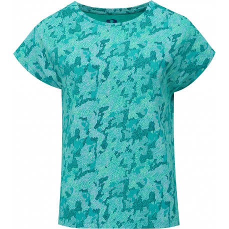 Dámské triko Loap BANDARA, zeleno modrá P61XP