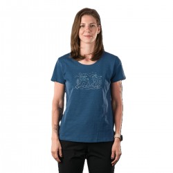 Dámské triko Northfinder TR-6052OR, tmavě modrá 464