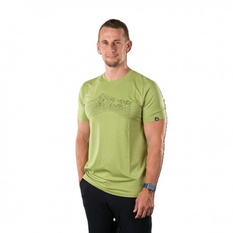 Pánské triko Northfinder TR-5056OR, zelená 448