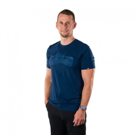 Pánské triko Northfinder TR-5056OR, modrá 346