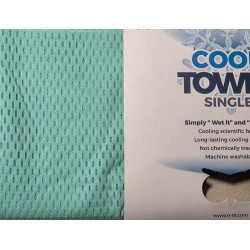 Chladivý šátek COOL TOWEL Singl, Ice green