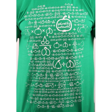 MATEMATIK pánské tričko BASTARD, zelená