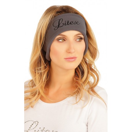 LITEX čelenka fleece, šedá