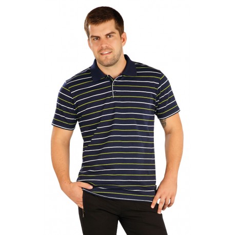 Pánské polo triko LITEX 55366, tmavě modrá