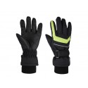 Dětské zimní rukavice Loap RENKO, černo zelená V21N