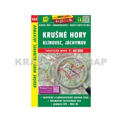 Turistická mapa č. 406 Krušné hory, Klínovec, Jáchymov 1:40 000