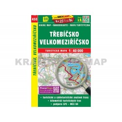 Turistická mapa č. 450 Třebíčsko, Velkomeziříčsko 1:40 000