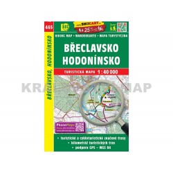 Turistická mapa č. 465 Břeclavsko, Hodonínsko 1:40 000