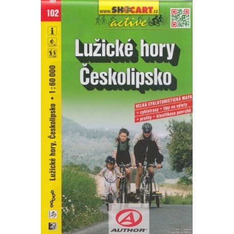 Cykloturisticá mapa č. 102 Lužické hory, Českolipsko 1:60T