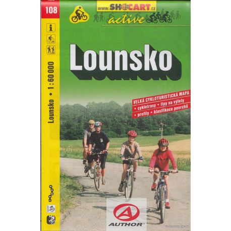Cykloturistická mapa č. 108 Lounsko 1:60T
