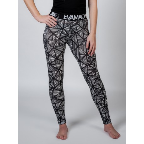 Dámské legíny SPID, černo bílá